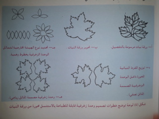 تصميم وحدة زخرفية للطباعة بالاستنسل