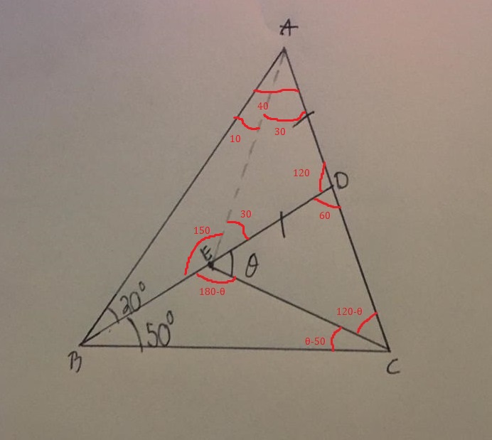 Desafio Geometria Plana tri isósceles 1210