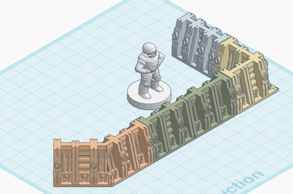 [Décors] [Warhammer 40,000] [Star Wars Légion] Barricade - Impression 3D - Question Captur75