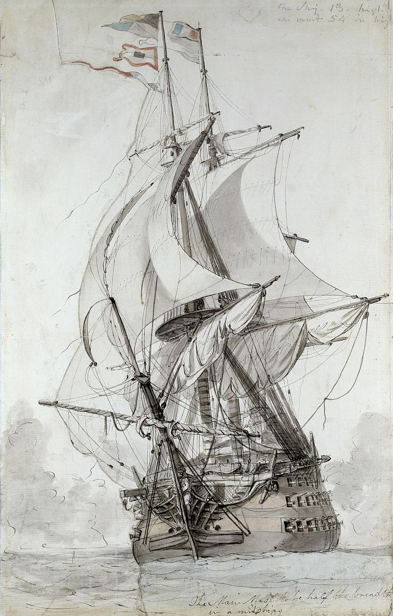 Brest (Finistère), l'Océan, vaisseau de 120 canons 1er de série (1790-1855) (change 5 fois de nom) Brest106