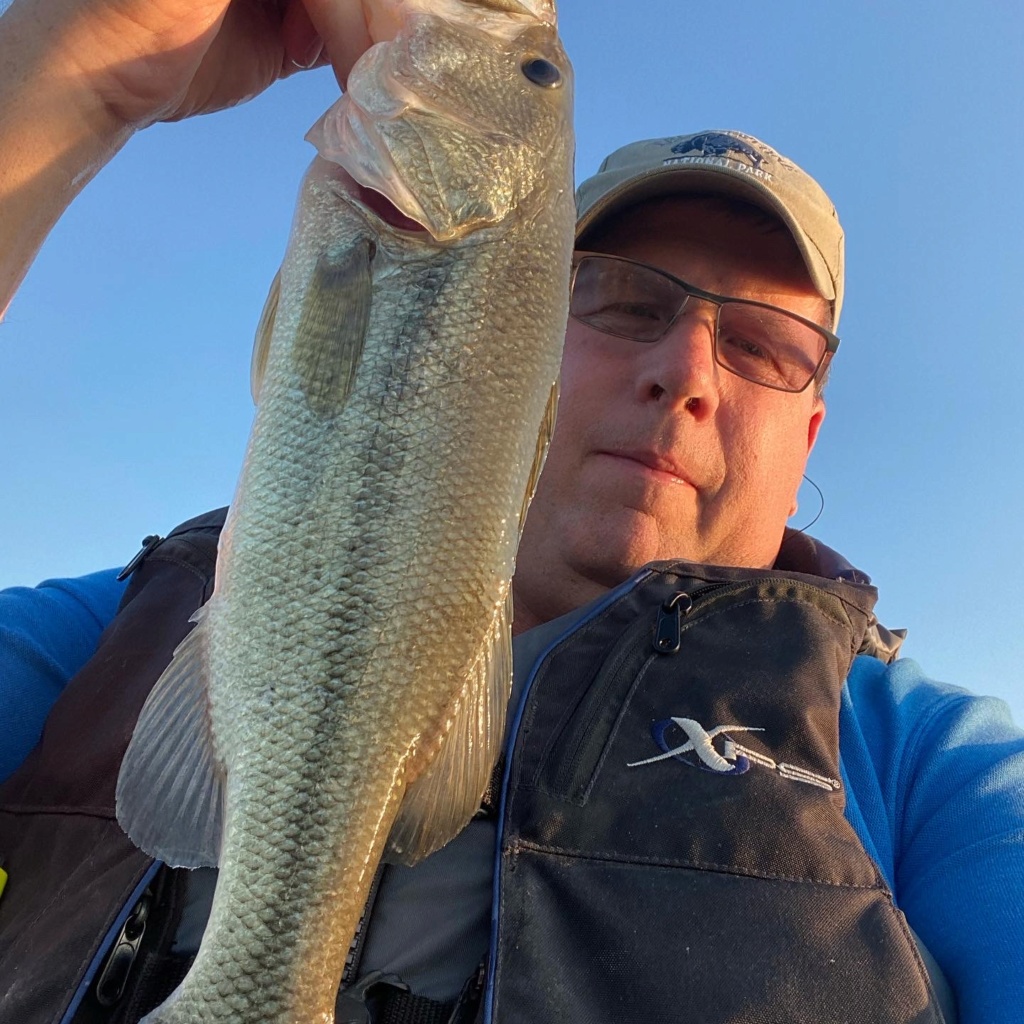 Catching a Kansas Bass on the fly. 53b7a210