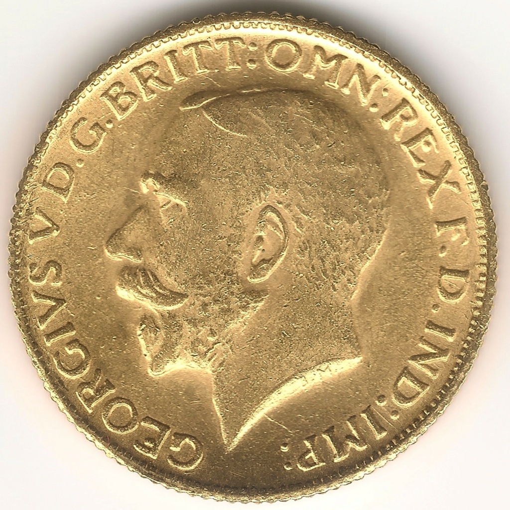 Soberano de oro 1922. Sudáfrica. Fake 99a10