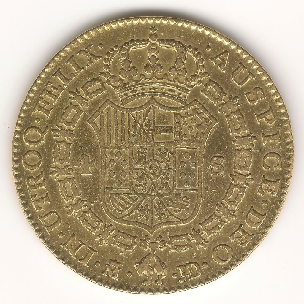 LA PAREJA de 4 Escudos 1782 Madrid JD Esczen13