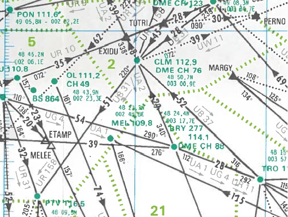 extrait cartes navigation aérienne marne Espace15