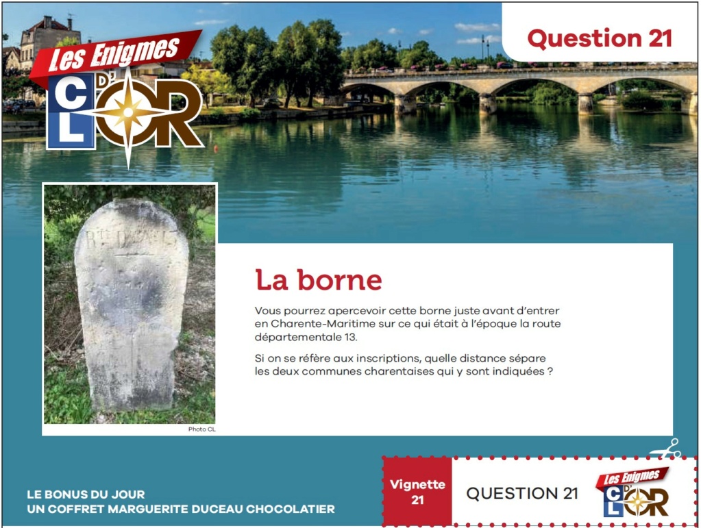 Question 21: La borne. Q2110