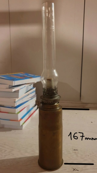 Lampe à pétrole, artisanat de tranchée  20220823