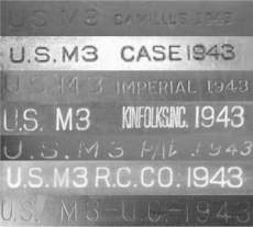 Poignard US M3 Usm3-m12