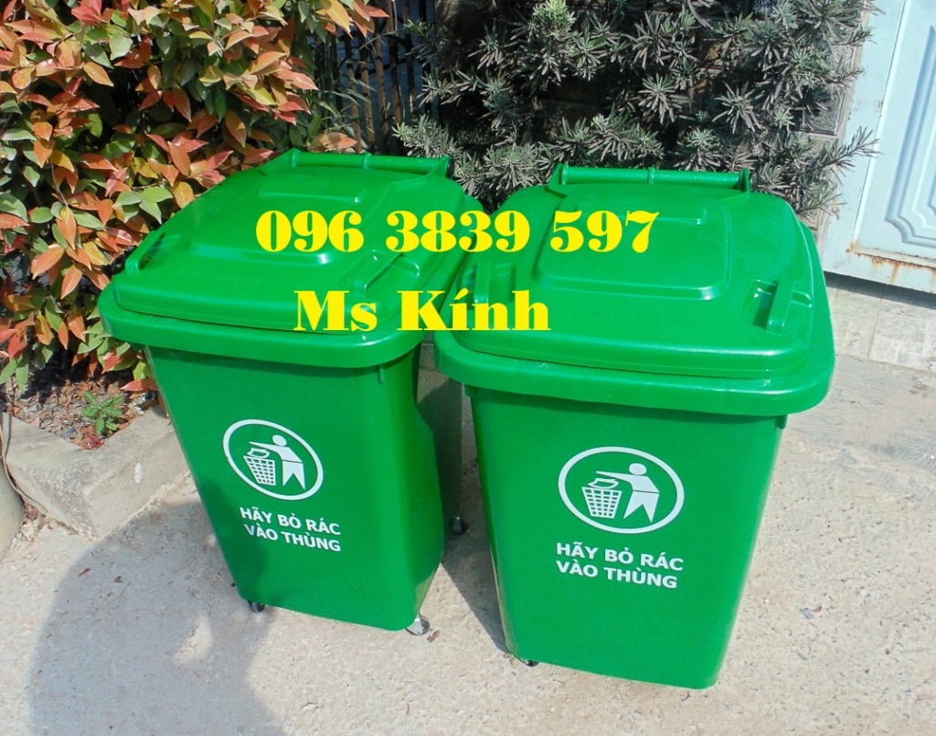 Thùng rác gia đình 60 lít, thùng rác nhựa 60 lít giá rẻ - 096 3839 597 Ms Kính Thung-13