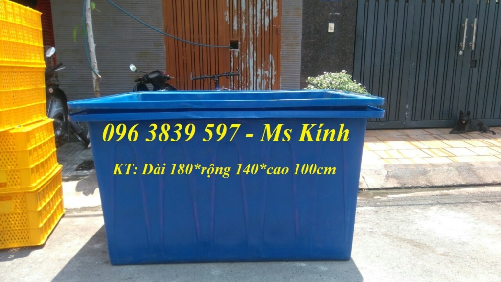 Cung cấp thùng nhựa nuôi cá koi 2000 lít, bể nhựa giá rẻ - 096 3839 597 Ms Kính Thung_45
