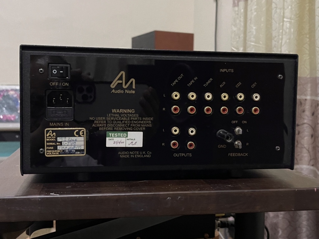 Audio Note M1 Line Preamplifier (Used) Img_9413