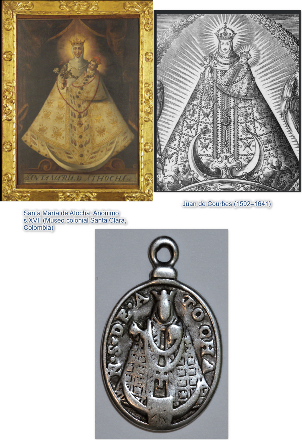 Virgen de Atocha / San Ildefonso (casulla). S. XVII  2024-014