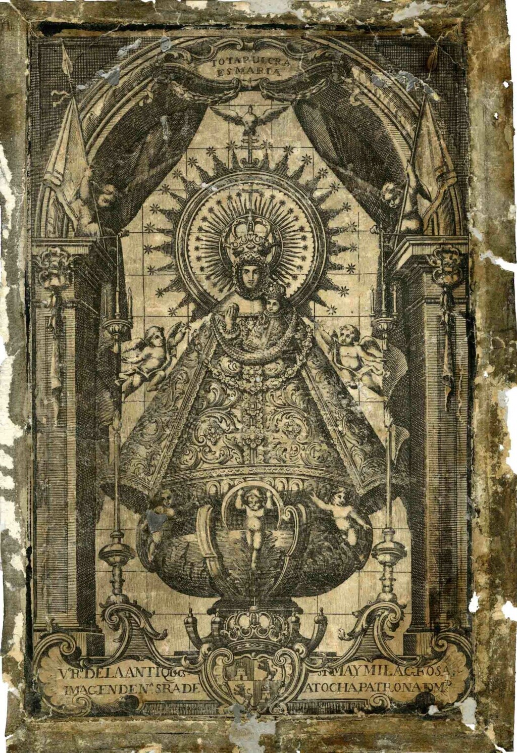 Virgen de Atocha / San Ildefonso (casulla). S. XVII  Image_10