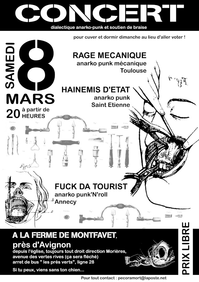Concert Anarcho-punk le 8 mars pres d' Avignon Concer11