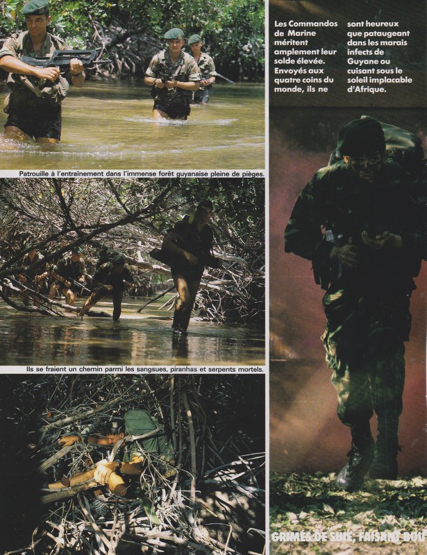 COMMANDO MARINE "Les derniers Centurions" reportages datant de fin 1985 Numzor41