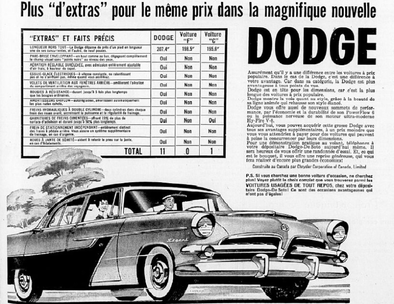 Vieilles Publicitée Dodge/Plymouth/Chrysler au Québec - Page 2 Dodge511