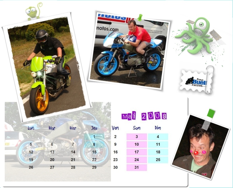 Calendrier  Buell Passion 2008 710