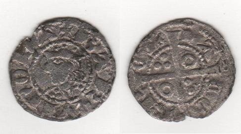 Dinero u Óbolo de Jaime II (Barcelona, 1291-1327 d.C) Jaimei10