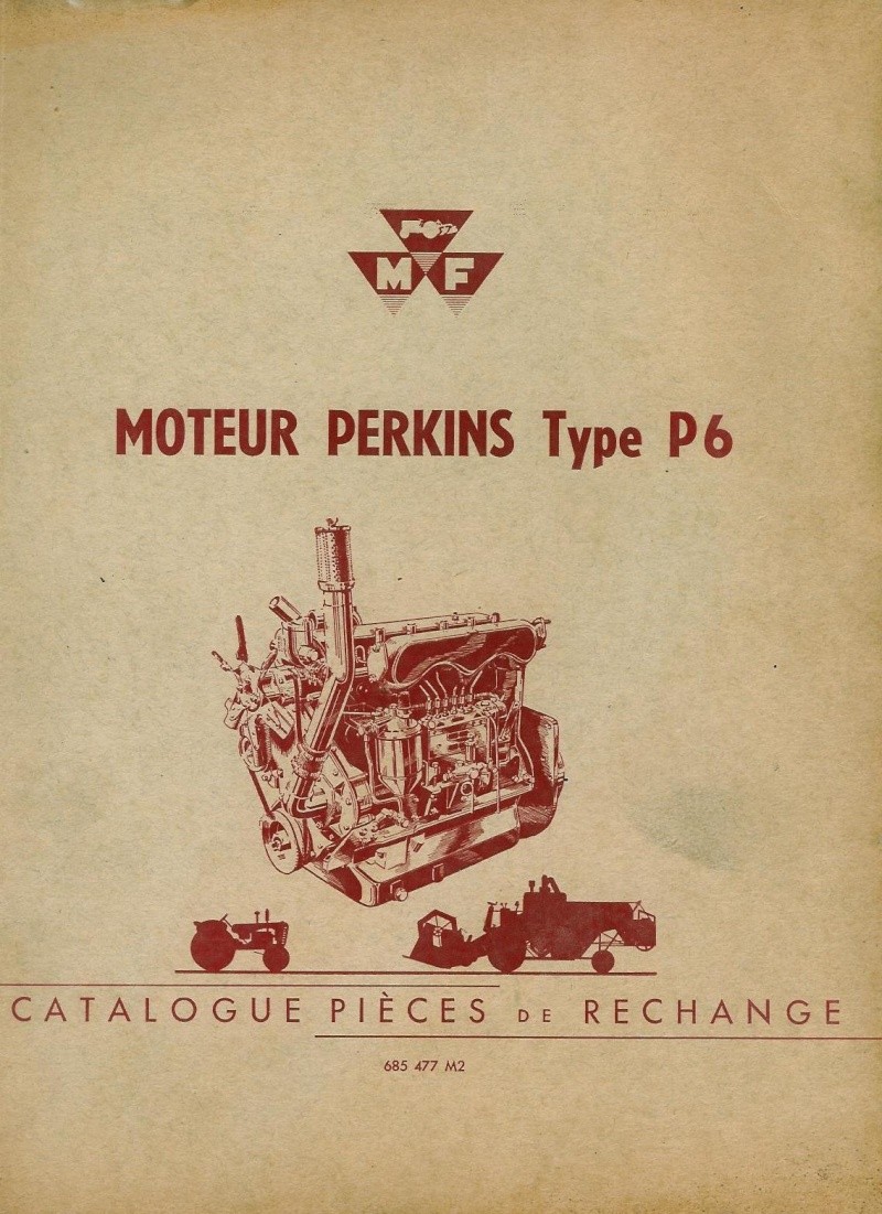 Remise en route moteur Perkins P4TA / cataloque Perkins P6 P610