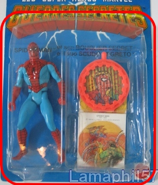 Spider man - Marvel guerres secrètes - jouet rétro en boîte - mattel