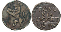 Quattrini Papal de Urbano VIII (Bolonia, 1623 – 1644 d.-C) Bononi10