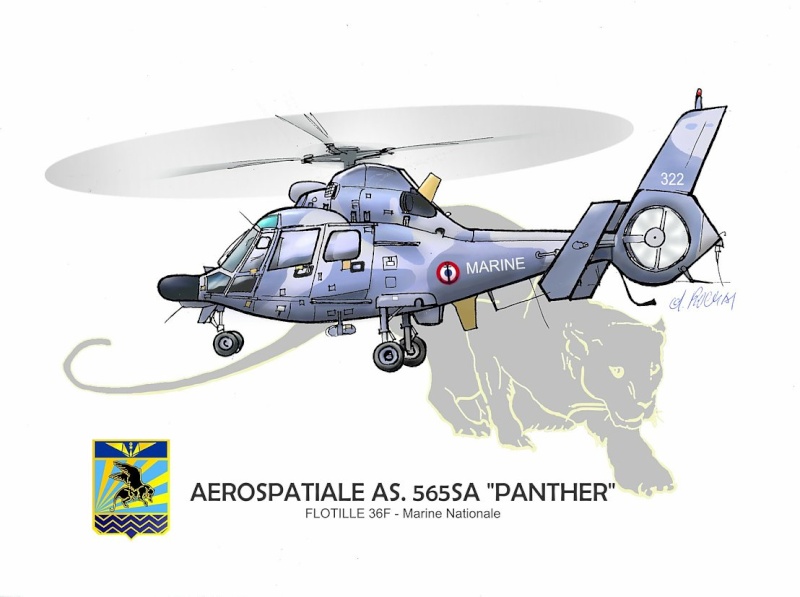 AS-565 SA PANTHER Marine Nationale Trait_13