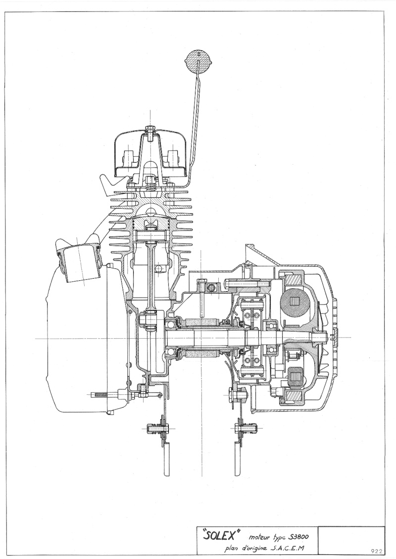 Plans, éclatés, guide de réglage et pubs du SOLEX 3800 92210