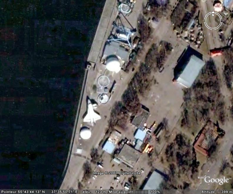 Bourane, la navette russe repérée dans Google Earth Navett12