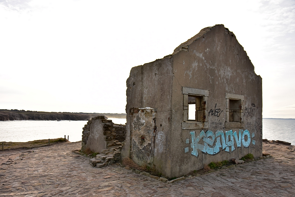 Pointe du Percho ruine maison des douaniers Saint Pierre Quiberon ! Dsc_3832