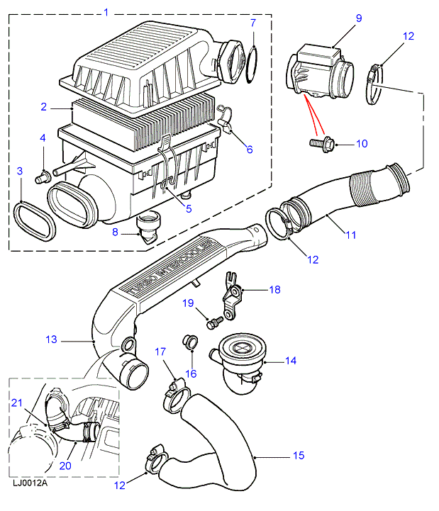 Durite intercooler/turbo I0200510