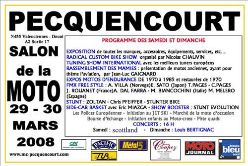 salon de la moto de pecquencourt (59) Progra10