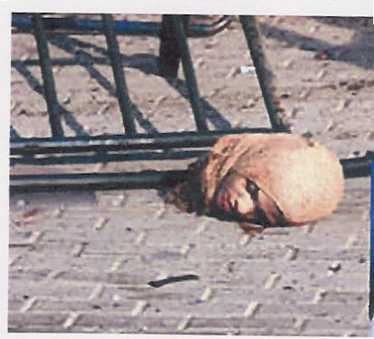 فلسطينية استشهادية لم ينزع الحجاب رغم انفصال راسها عن جسدها Head2010
