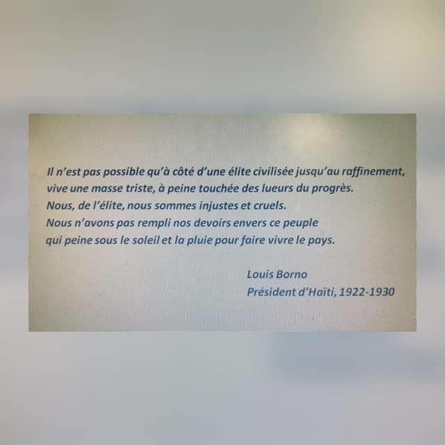 Le président Louis Borno , l’élite haïtienne est cruelle et injuste 36852310
