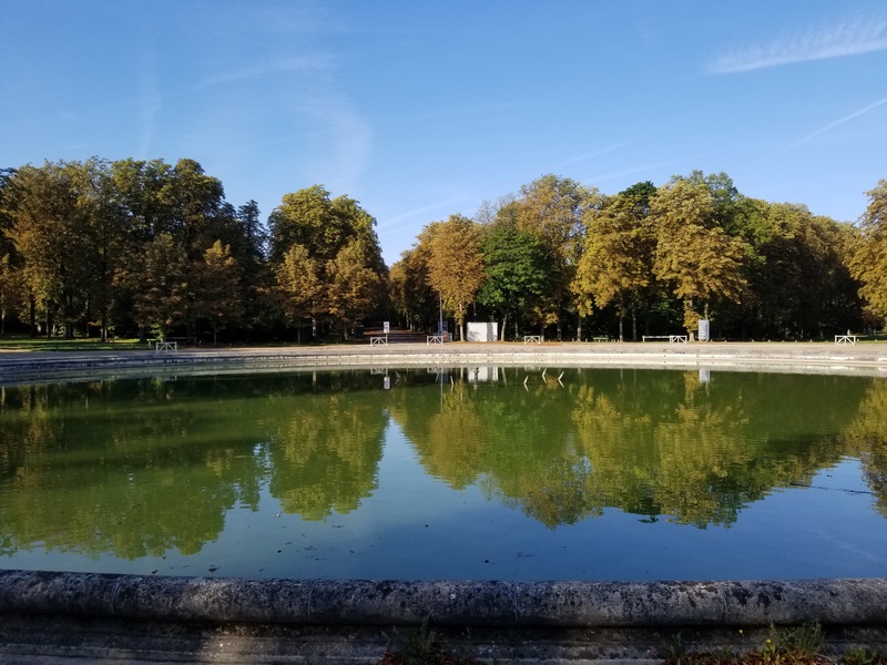 Le bassin de la grande gerbe, dans le parc de Saint-Cloud Bassin12