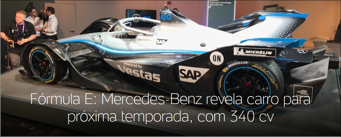 para - Fórmula E: Mercedes-Benz revela carro para próxima temporada, com 340 cv Tela29