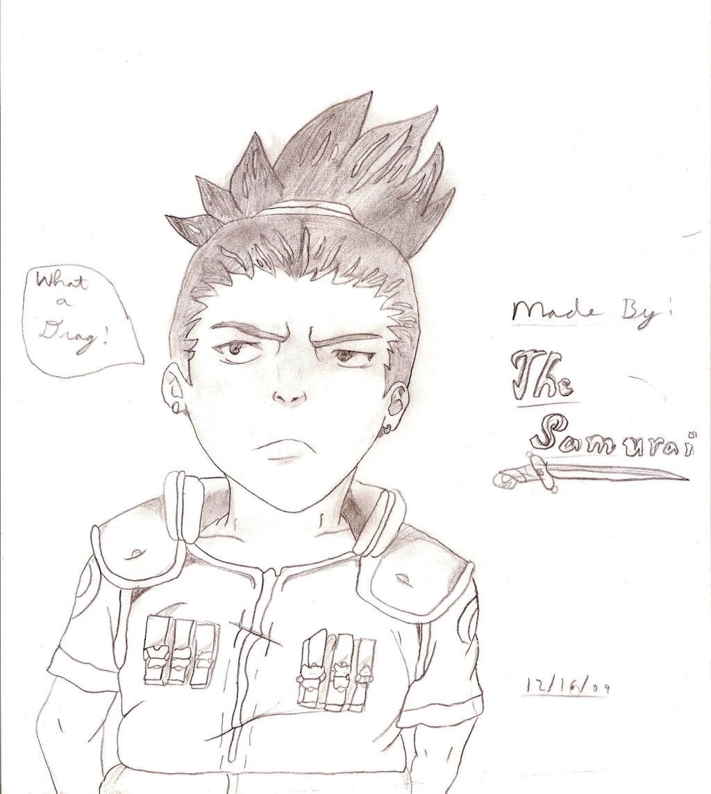 Shikamaru Drawing Shikam11