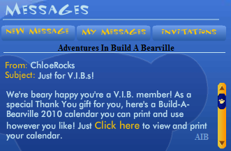 Just for VIB's, Bearmail message from ChloeRocks Vib_ca10