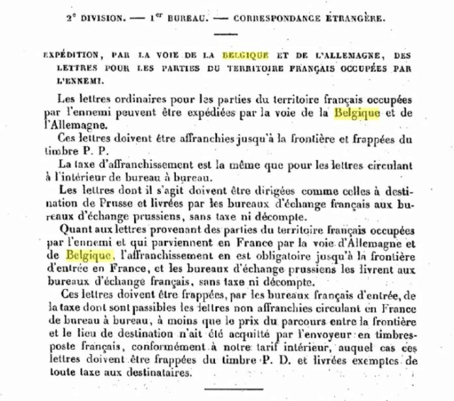 SIEGE DE PARIS 1870 "LES BALLONS MONTES" - Page 2 Belgiq10