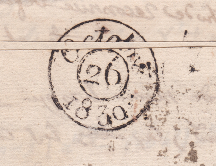 Authographe mathématiciens 1830 Legend10