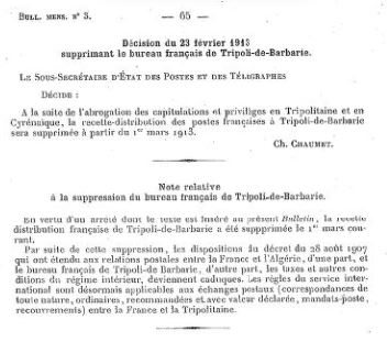 Ecrire à Tripoli de Barbarie en 1861 Suppre10