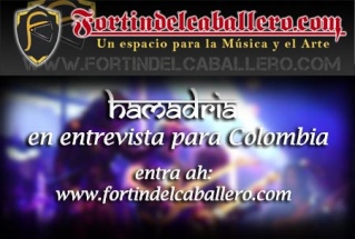 ENTREVISTA DE HAMADRIA para PAGINA COLOMBIANA http://www.fortindelcaballero.com Haamdr10