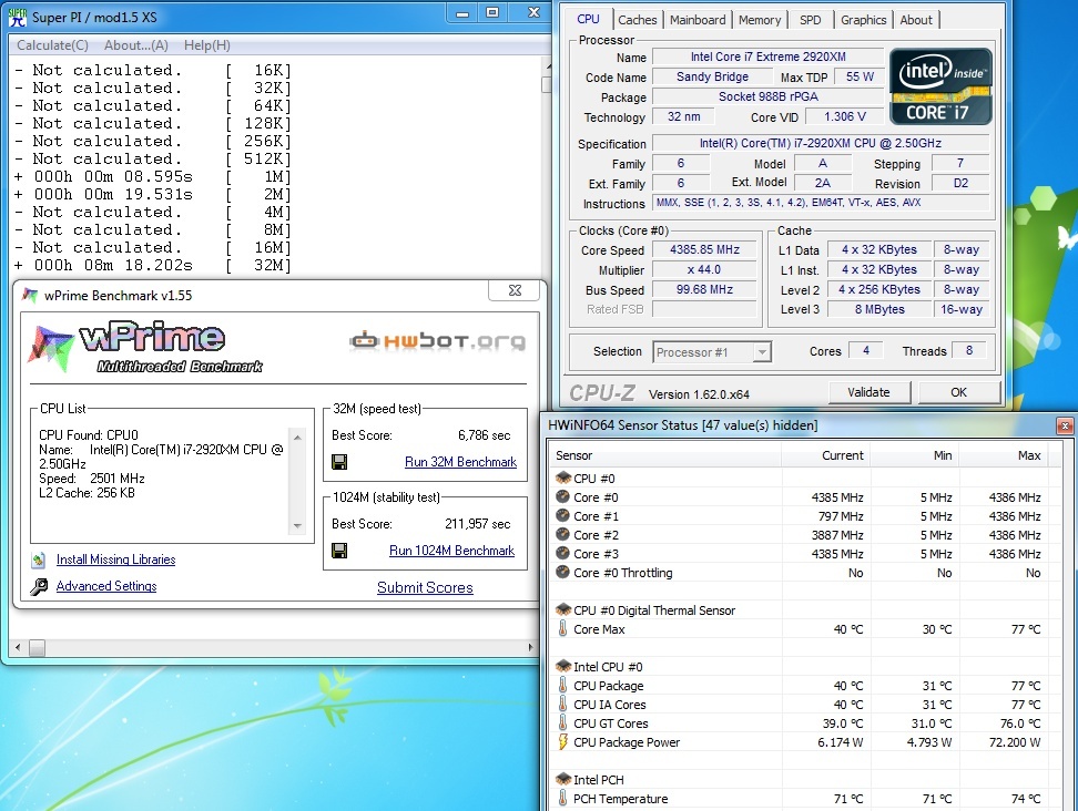 Alienware M18X Black XM CPU Test10