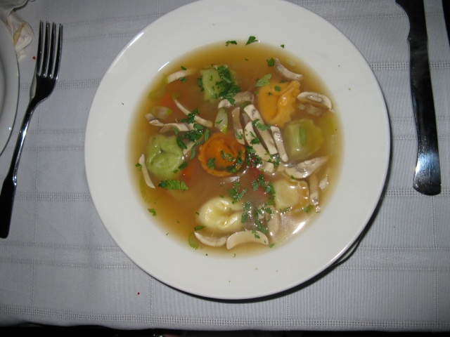 Bouillon légumes tortellinis Consom10