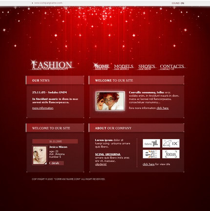 Fashion Full Flash Site 47wdkl10