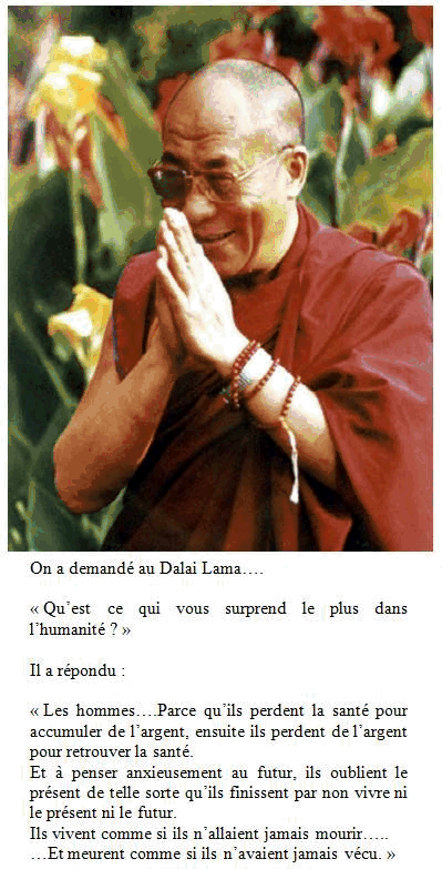 la parole du Dalai Lama Att1110