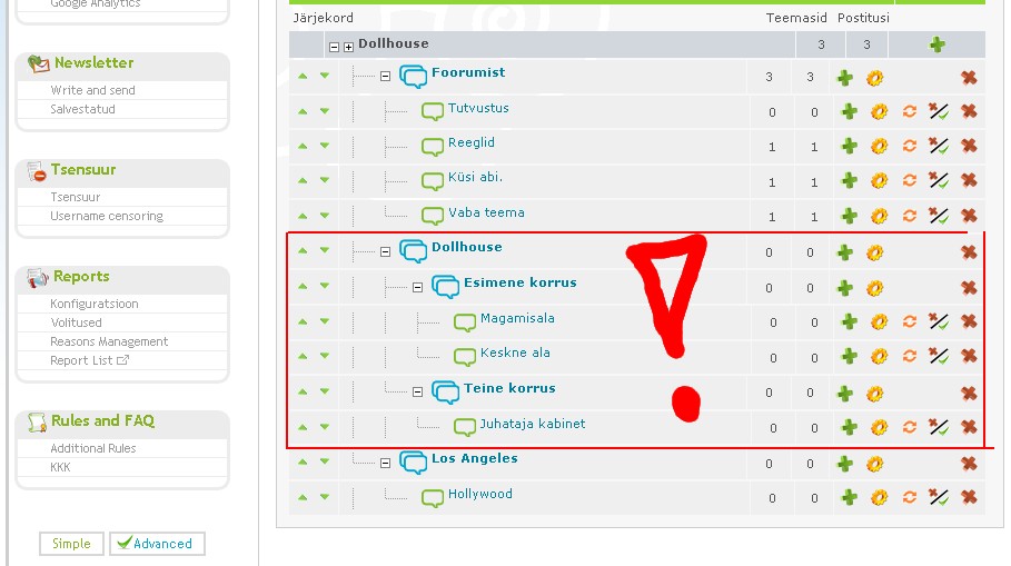 Categories won't show, but structure is okay Help110