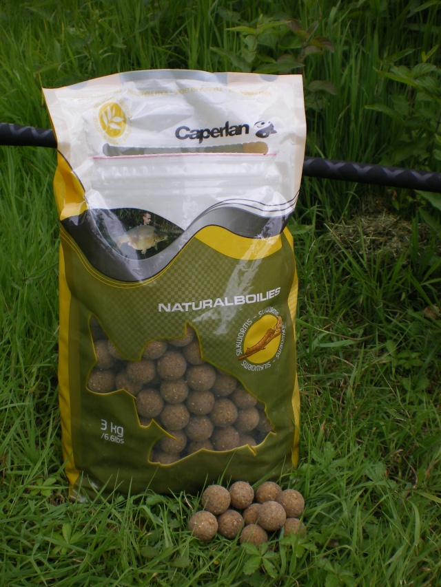 Bouillette caperlan Natural boilies slikworms Imgp2110