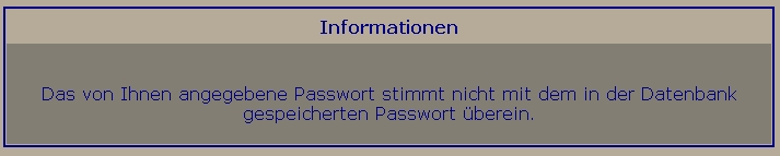 User kann sein Passwort nicht ändern Passwo10