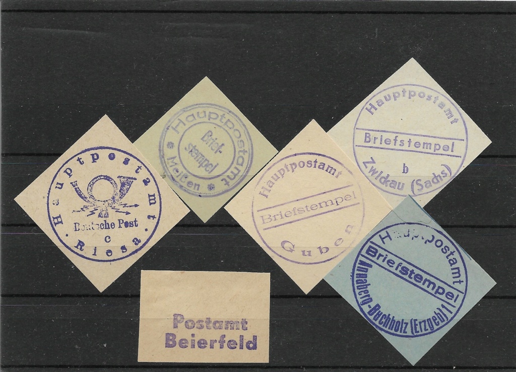 Briefstempel aus den Hauptpostämtern der DDR Ddr_br10