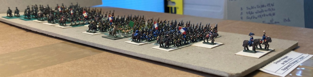 12° Exposition virtuelle de Jacknap 1948 : I° Empire : Division regroupant 1 Brigade de 4 Régiments étrangers au Service de France + 1 Brigade de 3 Légions au Service de France (Au 1/300°). 11-210