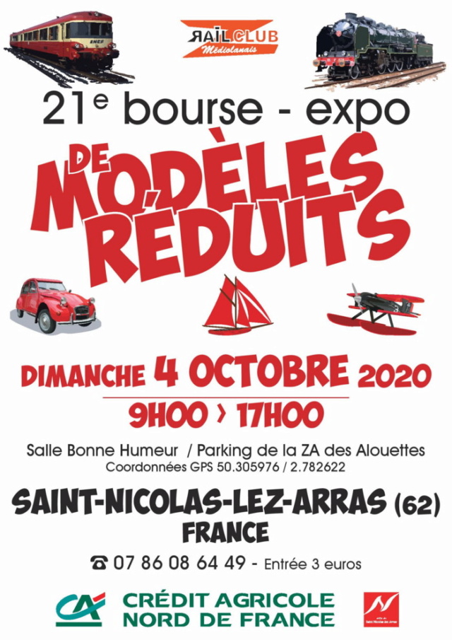 (10) - Octobre 2020 : 04 : Exposition-Bourse à SAINT-NICOLAS-LEZ-ARRAS 62223. 15807410